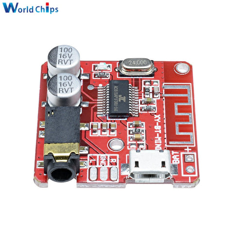 Default Title - MP3 Bluetooth Decoder Board Lossless Car Speaker Audio Amplifier Board Modified Bluetooth 4.1 Circuit Stereo Receiver Module 5V