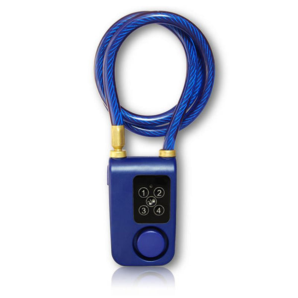 Blue Password - Waterproof Smart Bluetooth Lock Automatic Alarm Mobile Phone APP Unlocking Keyless for Bike/ Motorcycle/ Gate Lock