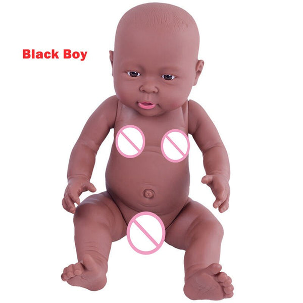 41CM D - 41cm Newborn Baby Simulation Doll Soft Children Reborn Doll Toy Boy Girl Emulated Doll Kids Birthday Gift Kindergarten Props