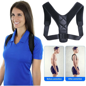 [variant_title] - YOSYO Brace Support Belt Adjustable Back Posture Corrector Clavicle Spine Back Shoulder Lumbar Posture Correction