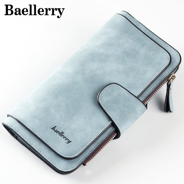 [variant_title] - Fashion Women Wallets Long Wallet Female Purse Pu Leather Wallets Big Capacity Ladies Coin Purses Phone Clutch WWS046-1