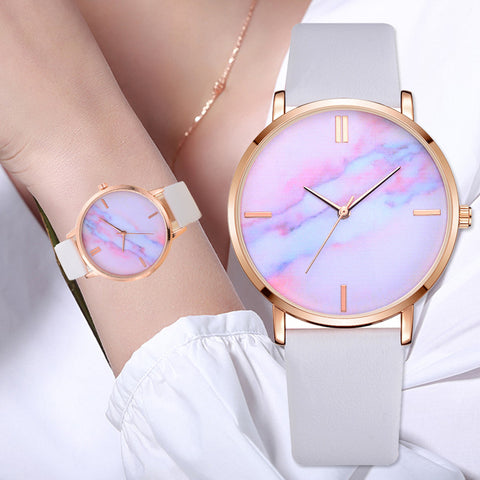 [variant_title] - 2018 Lvpai Brand Women Watches Luxury Leather Strip Marble Dial Dress Wristwatch Ladies Gift Quartz Clock Relogio feminino