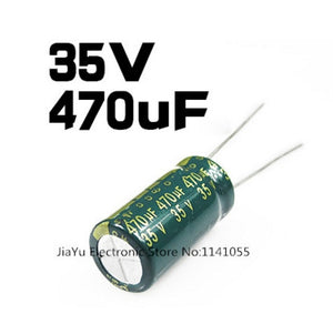 Default Title - 35V 470UF 470UF 35V 470uf35v 35v470uf fHigh frequency low resistance   Electrolytic Capacitors Size:10*13 10*17 new