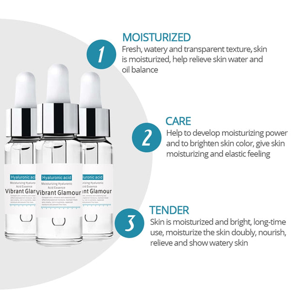 [variant_title] - VIBRANT GLAMOUR Hyaluronic Acid Face Serum Moisturizing Whitening Essence Shrink Pore  Face Cream Anti-aging Dry skin Care New