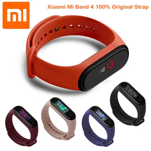 [variant_title] - Original Xiaomi Mi Band 4 Strap Silicone Wristband Bracelet Xiaomi Band 4 3 Mi band4 Miband4 Pink Wrist Straps Xiomi Mi Band 4