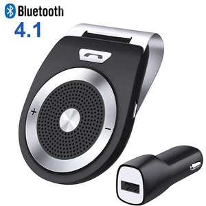 Default Title - Bluetooth Car Kit  Handsfree Noise Cancelling Bluetooth V4.1 Receiver Car Speakerphone Multipoint Clip Sun Visor for two Phones