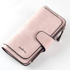 [variant_title] - 2019 New Brand Leather Women Wallet High Quality Design Hasp Card Bags Long Female Purse 6 Colors Ladies Clutch Wallet