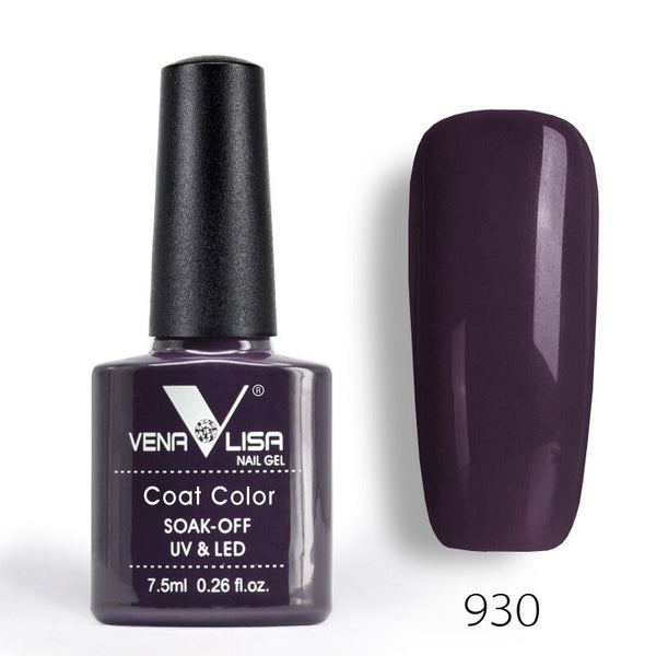 930 - Venalisa nail Color GelPolish CANNI manicure Factory new products 7.5 ml Nail Lacquer Led&UV Soak off Color Gel Varnish lacquer