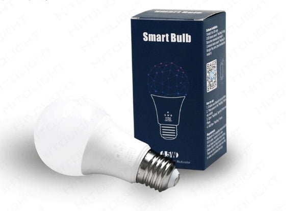 [variant_title] - 2019 New smart 4.5W E27 RGBW led light bulb Bluetooth 4.0 smart lighting lamp color change dimmable AC85-265V for home hotel