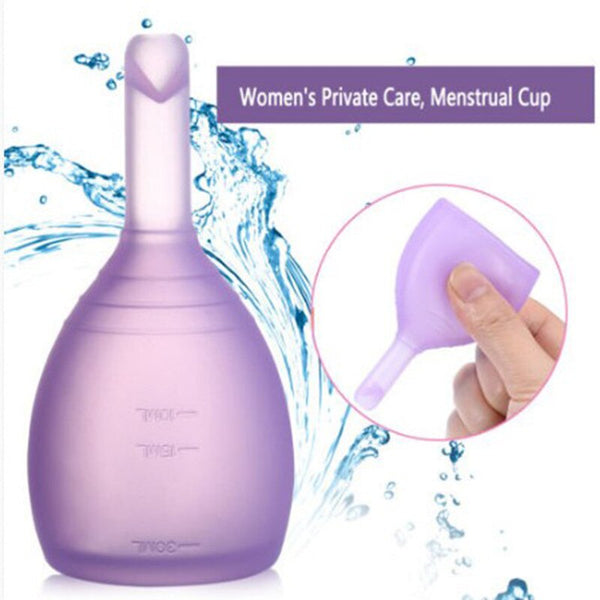 [variant_title] - 1pc Menstrual Cup for Female Menstrual Period Medical Hygiene Silicone Soft Reusable Menstrual Cup 3 Colors