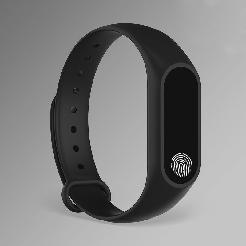 black - Sport Bracelet Smart Watch Men Women Smartwatch For Android IOS Fitness Tracker Electronics Smart Clock Band Smartband Smartwach