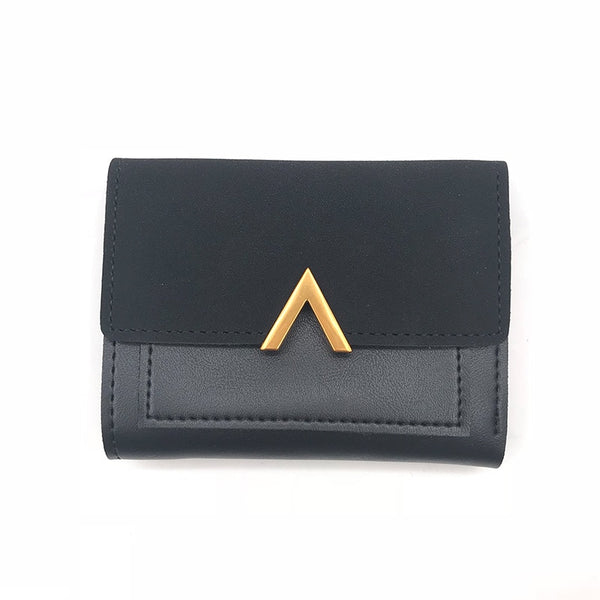 040ShortWallet-1 - 2019 Leather Women Wallets Hasp Lady Moneybags Zipper Coin Purse Woman Envelope Wallet Money Cards ID Holder Bags Purses Pocket