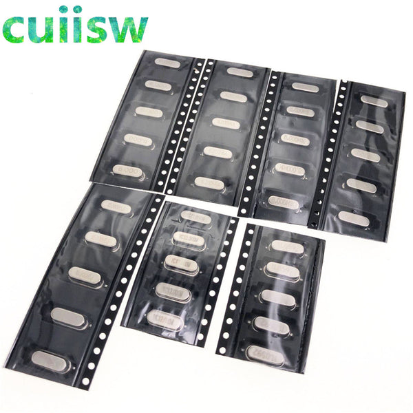 [variant_title] - 35PCS SMD Crystals 6Mhz 8Mhz 10Mhz 12Mhz 16Mhz  20Mhz 11.0592Mhz Mhz 49SMD Crystal Oscillator Kit each 5pcs