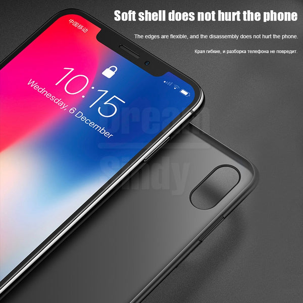 [variant_title] - 0.26mm Ultra Thin Original PP Case On The For iphone X XR XS Max Full Cover For iphone 6 6s 7 8 PLus Matte Shockproof Slim Case