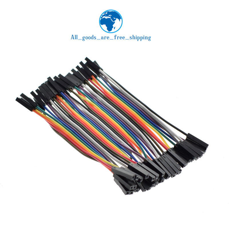 10C female to female - TZT Dupont Line 10cm/20CM/30CM Male to Male+Female to Male + Female to Female Jumper Wire Dupont Cable for arduino DIY KIT
