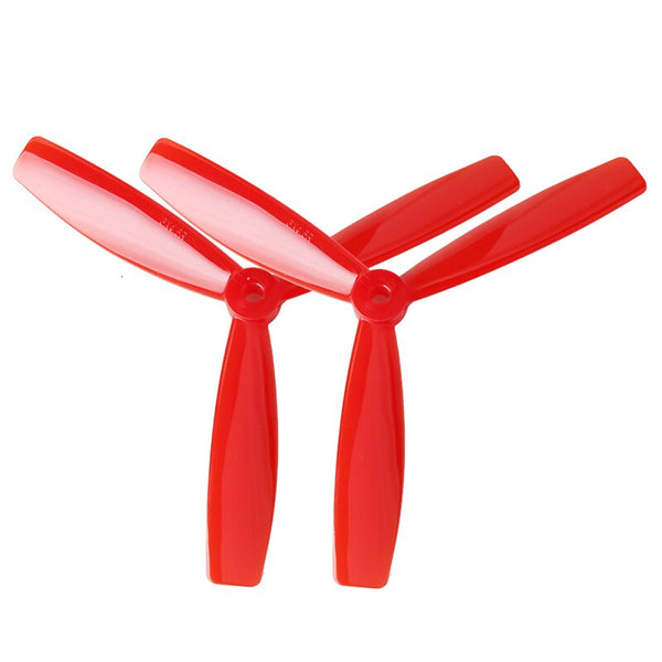 [variant_title] - 4 Pcs Drone Propellers 4045 5045 6045 3 Blades Propeller Bull 3-blade Nose Props 2 CCW 2 CW for QAV210 250 Racing Quadcopter