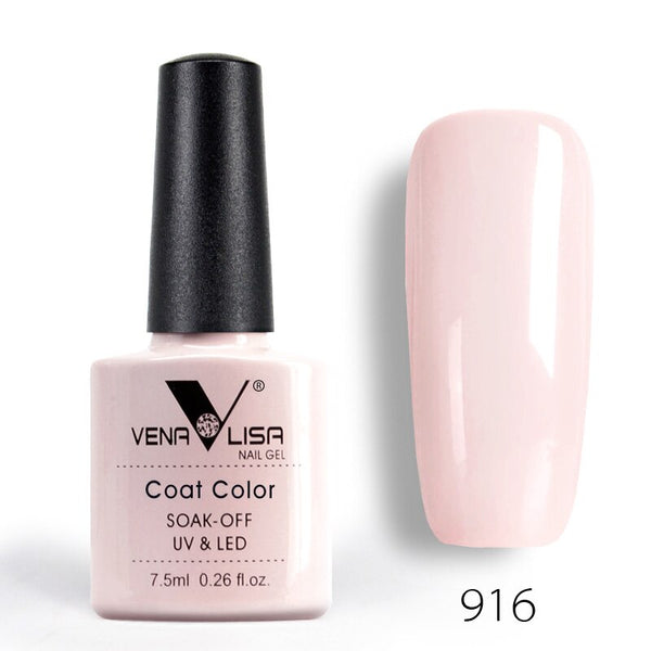 916 - Venalisa nail Color GelPolish CANNI manicure Factory new products 7.5 ml Nail Lacquer Led&UV Soak off Color Gel Varnish lacquer