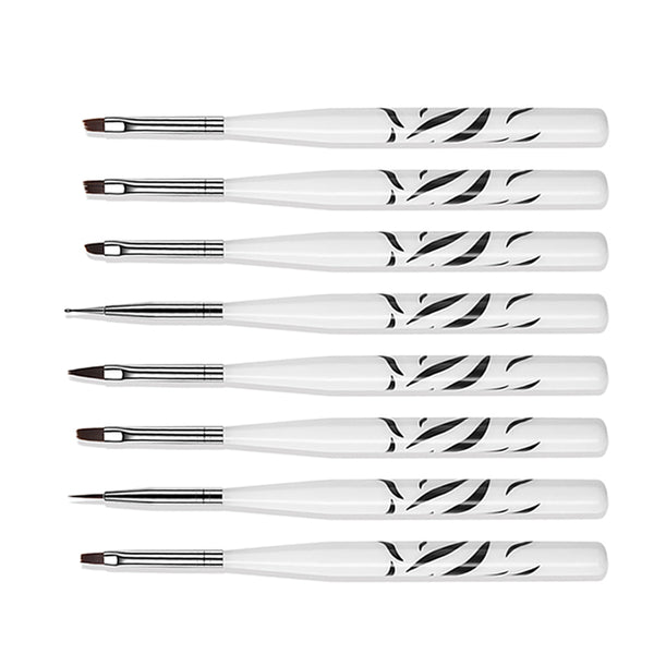 [variant_title] - ROHWXY Nail Brush For Manicure Gel Brush For Nail Art 15Pcs/Set Ombre Brush For Gradient For Gel Nail Polish Painting Drawing
