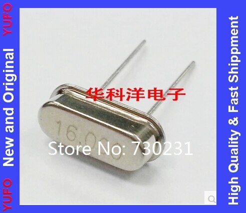 [variant_title] - Free Shipping One Lot 10 pcs 16.000 MHz 16 MHz Crystal HC-49/S Low Profile 16mhz