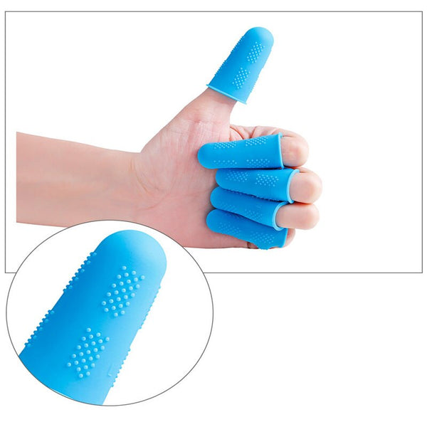 [variant_title] - 3p/5pcs set Silicone Finger Protector Sleeve Cover Anti-cut Heat Resistant Anti-slip Fingers Cover For Cooking Kitchen Tools