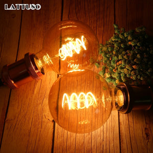 [variant_title] - LATTUSO Retro Edison Bulb E27 220V 4W Soft Spiral LED Filament bulb G80 G95 G125 Ampoule Vintage Lamp
