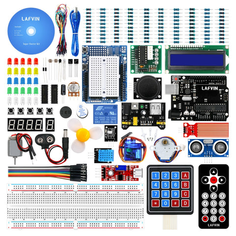 Default Title - LAFVIN Super Starter Kit for Arduino for UNO R3 with CD Tutorial