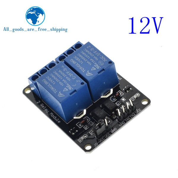 12V  2 channel relay - TZT 1pcs 5v 12v 1 2 4 6 8 channel relay module with optocoupler. Relay Output 1 2 4 6 8 way relay module for arduino In stock