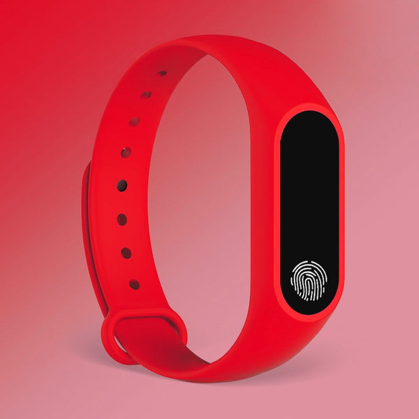 red - Sport Bracelet Smart Watch Men Women Smartwatch For Android IOS Fitness Tracker Electronics Smart Clock Band Smartband Smartwach