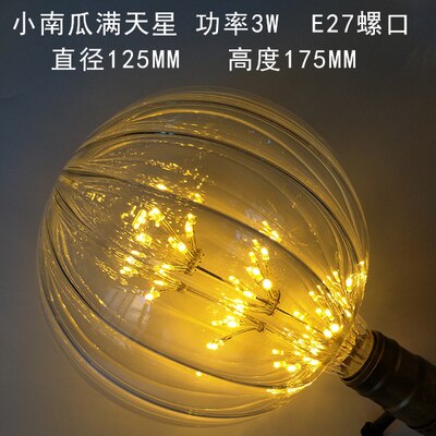 1-200004890 - IWHD Star E27 220V 3W LED Bombillas Vintage Bulb Light Lampada Edison Retro Lamp Decorative St64 G95 G80 St58 T10 T185 T30