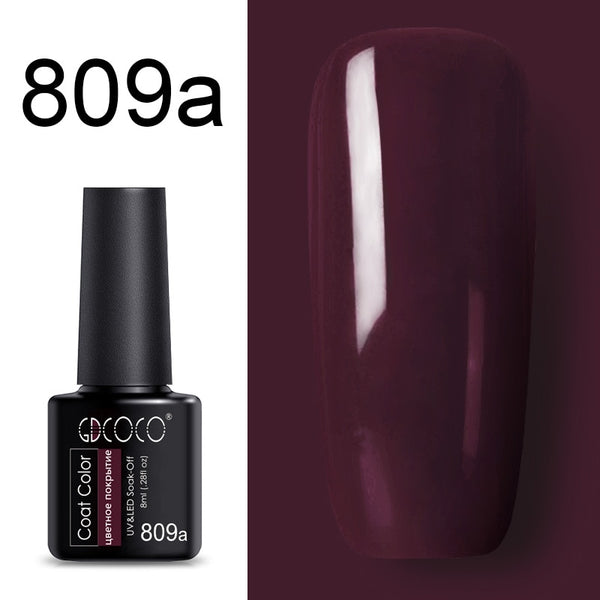 809a - #86102 GDCOCO 2019 New Arrival Primer Gel Varnish Soak Off UV LED Gel Nail Polish Base Coat No Wipe Top Color Gel Polish
