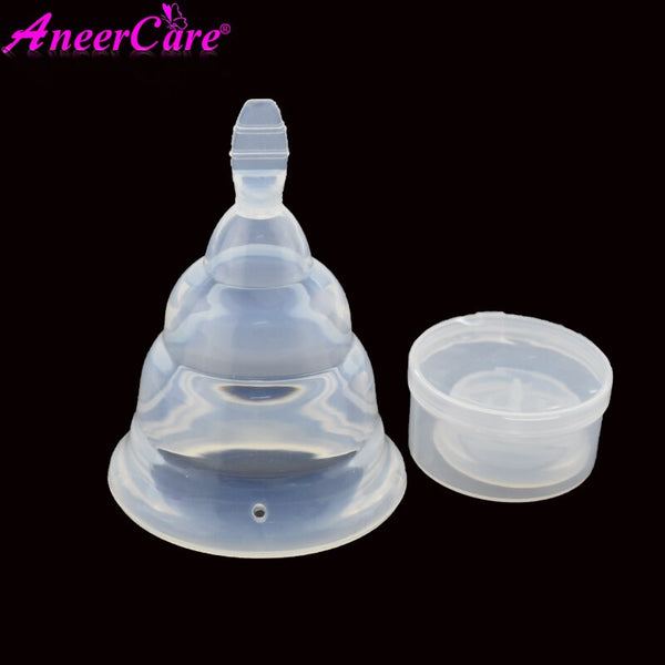 Default Title - 1pcs Silicon cup copa lady menstrual cup feminine hygiene vagina care copa menstrual de silicona medica menstruation cup (1piece)