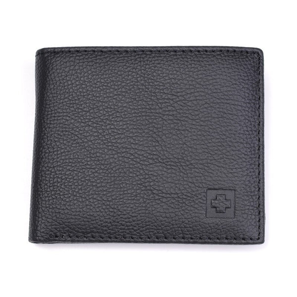 [variant_title] - 100% Genuine Leather Wallet Men New Brand Purses for men Black Brown Bifold Wallet RFID Blocking Wallets With Gift Box MRF7