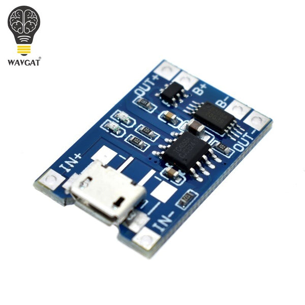 [variant_title] - 5 pcs Micro USB 5V 1A 18650 TP4056 Lithium Battery Charger Module Charging Board With Protection Dual Functions 1A Li-ion