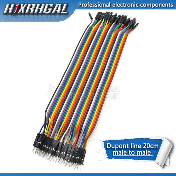 [variant_title] - Dupont line 120pcs 20cm male to male + male to female and female to female jumper wire Dupont cable for Arduino diy kit hjxrhgal