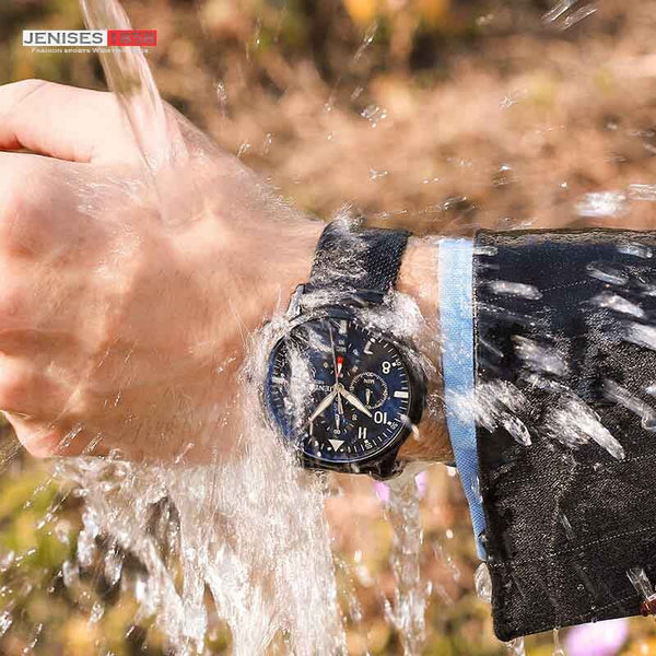 [variant_title] - JENISES Men Watch Top Brand Luxury Quartz Watch Men Fashion Military Waterproof Chronograph Sport Watches Saat Relogio Masculino