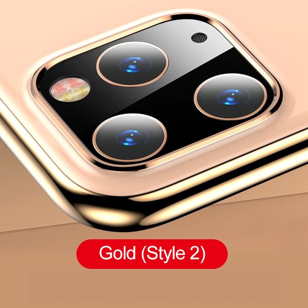 Gold 2 / For iPhone 11 - Camera Lens Protector For iPhone 11 Pro XS Max XR X Case Metal Phone Lens Protective Ring Cover For iPhone X XR XS 11 Pro Case
