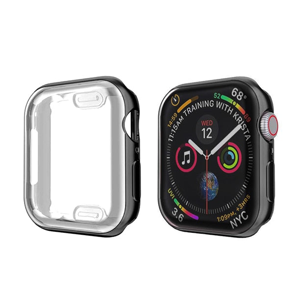 [variant_title] - ProBefit 360 Slim Watch Cover for Apple Watch Case 5 4 3 2 1 42MM 38MM Soft Clear TPU Screen Protector for iWatch 4 3 44MM 40MM