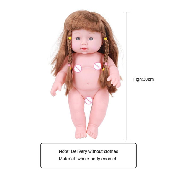30CM I - 41cm Newborn Baby Simulation Doll Soft Children Reborn Doll Toy Boy Girl Emulated Doll Kids Birthday Gift Kindergarten Props