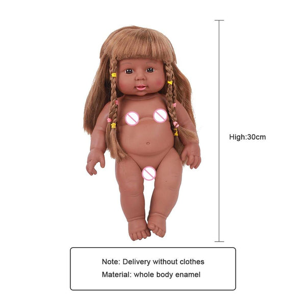 30CM J - 41cm Newborn Baby Simulation Doll Soft Children Reborn Doll Toy Boy Girl Emulated Doll Kids Birthday Gift Kindergarten Props