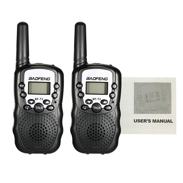 [variant_title] - 2Pcs Baofeng BF-T3 Radio Walkie Talkie UHF462-467MHz 8 Channel Two-Way Radio Transceiver Built-in Flashlight 5 Color for Choice