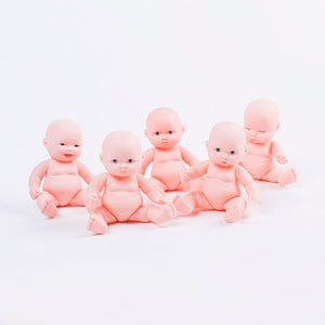 [variant_title] - 12cm many styles Silicone mulation baby Doll toy Newborn Boy Girl Soft Emulated reborn baby doll Children Gift Toy Birthday Gift