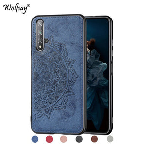 [variant_title] - For Huawei Nova 5T Case Shockproof Soft Silicone Hard Back Cloth Texture Phone Case For Huawei Nova 5T Cover For Huawei Nova 5T