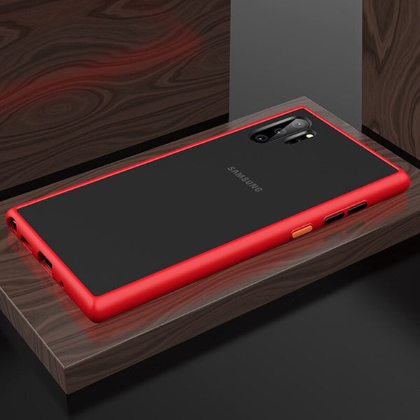 Red / Note 10 - 360 Shockproof Silicone Bumper Phone Case For Samsung Galaxy Note 10 Plus Note10 Black Transparent Matte Hard Protective Cover