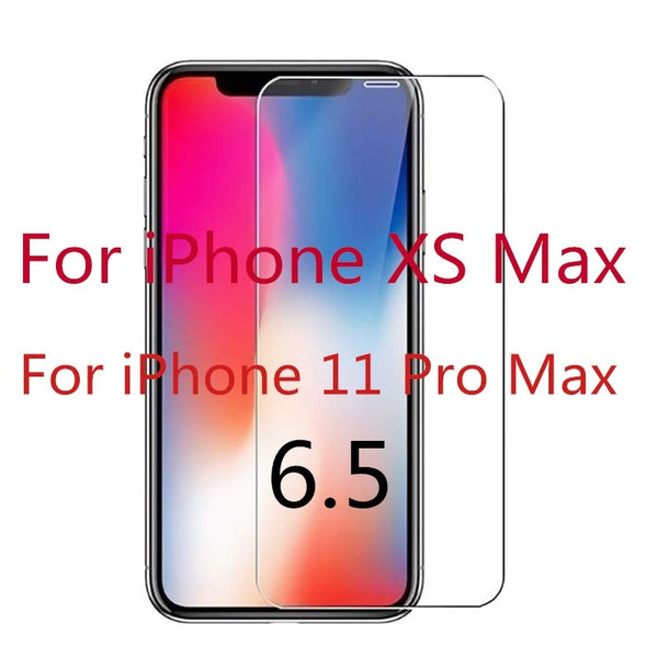 For iPhone XS MAX / 1 Piece - 10Pcs Tempered Glass For iPhone X XS MAX XR 4 4s 5 5s SE 5c Screen Protective Film For iPhone 6 6s 7 8 Plus X 11 Glass Protector