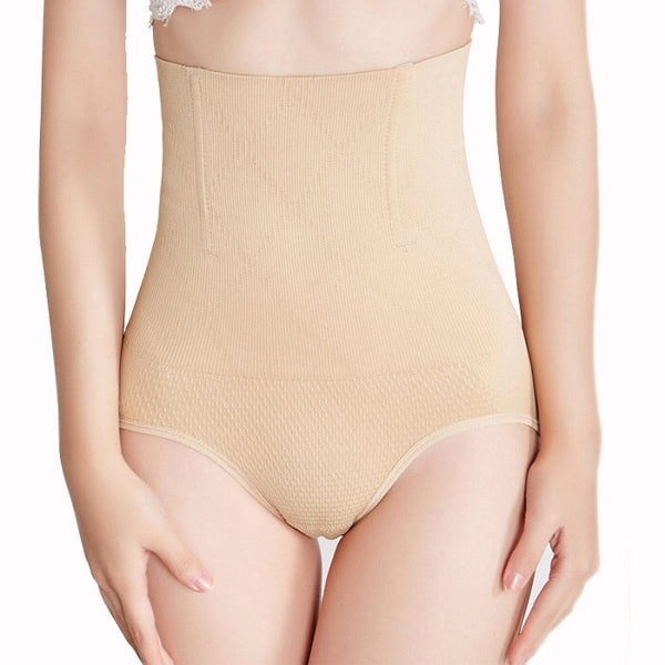 Short-Skin / S - Quaslover Women Waist Shaper Panties Hign Elasticity Body Shaper Comfortable Breathable Ladies Shapewear Tummy Control Shapers
