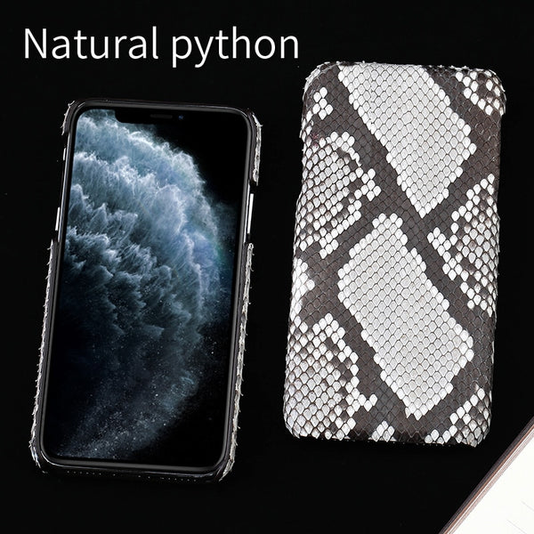 [variant_title] - Genuine Leather Python phone case For iPhone 11 11 Pro 11 Pro Max X XS XS xsmax XR 5s se 5 6 6s 7 8 plus snakeskin luxury Cover