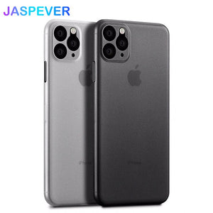 [variant_title] - 0.3mm Ultra Thin Case For Iphone 11 Pro Max Xs Max Xr X Matte Transparent Pp Back Cover Case For Iphone X S 11 Promax Capa Coque