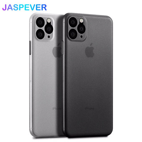 [variant_title] - 0.3mm Ultra Thin Case For Iphone 11 Pro Max Xs Max Xr X Matte Transparent Pp Back Cover Case For Iphone X S 11 Promax Capa Coque
