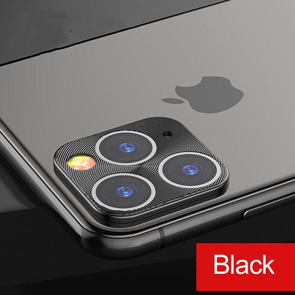 Black 1 / For iPhone 11 - Camera Lens Protector For iPhone 11 Pro XS Max XR X Case Metal Phone Lens Protective Ring Cover For iPhone X XR XS 11 Pro Case