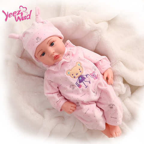 [variant_title] - 45cm ITOUCH Function Baby Dolls speak papa mama laughing crying Silicone Reborn Super Baby Lifelike Toddler Baby Boneca Kid Gift